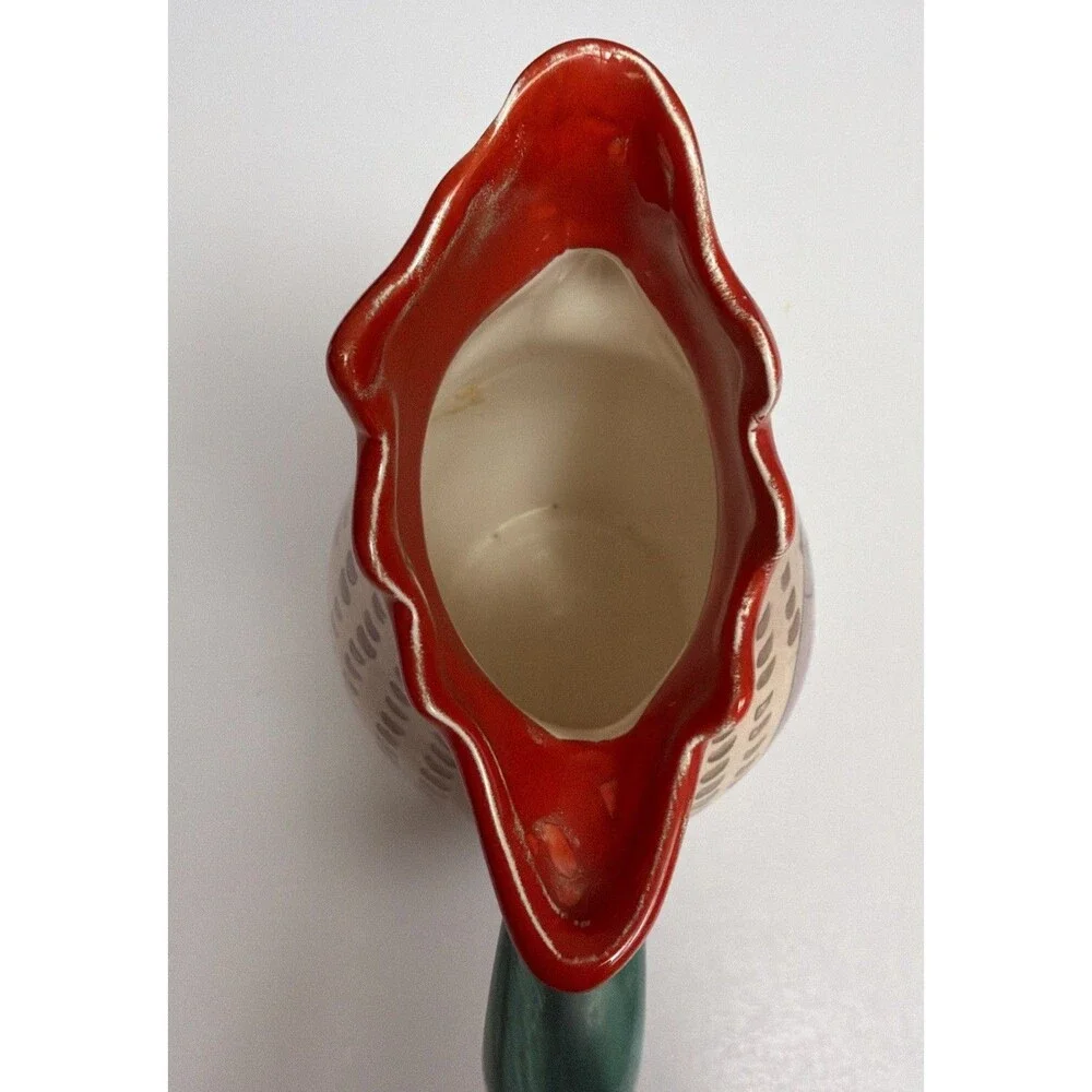Vtg The Haldon Group Ceramic Rooster Mini Pitcher Creamer 1988 Japan 6.5” Tall